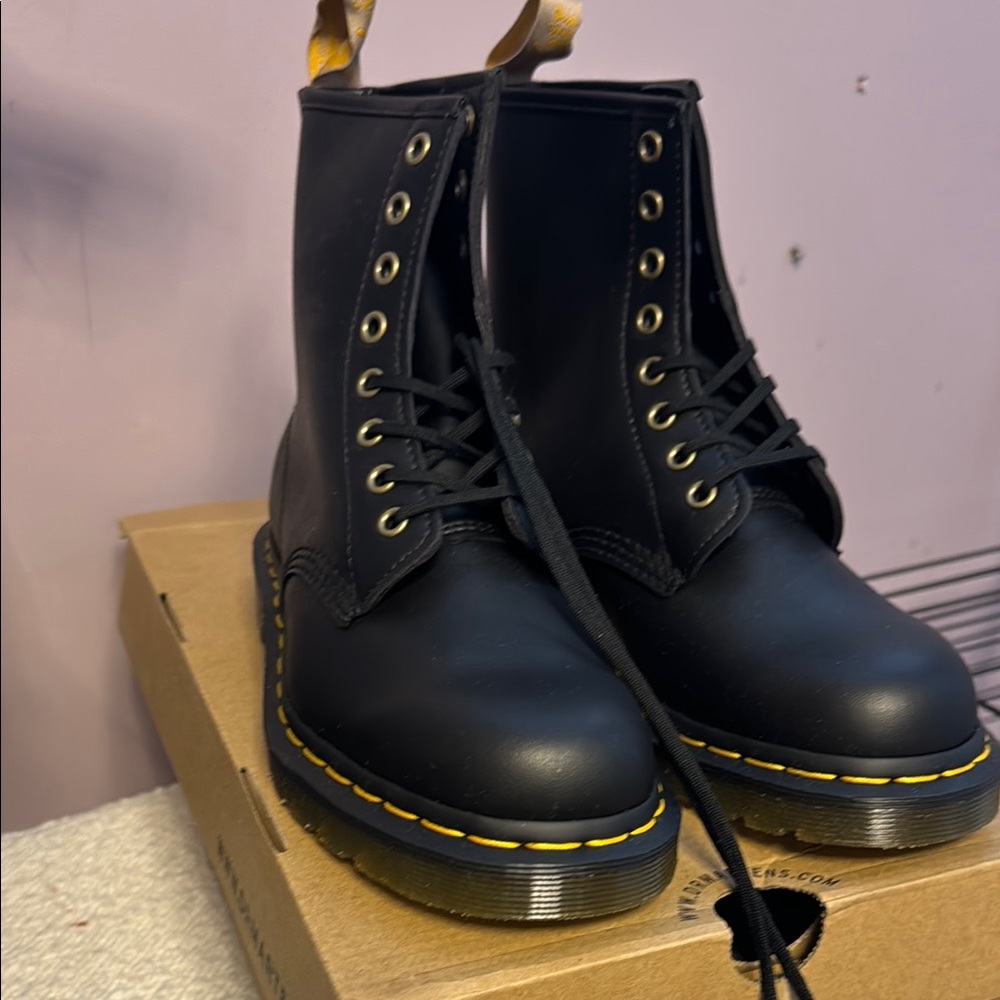 Dr. Martens Vegan 1460 Black Boots
